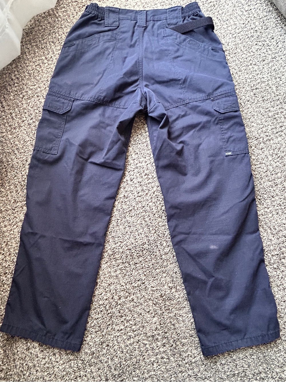 5.11 Tactical Navy Cargo Pants - Utility Pocket Workwear - Picture 2 of 7